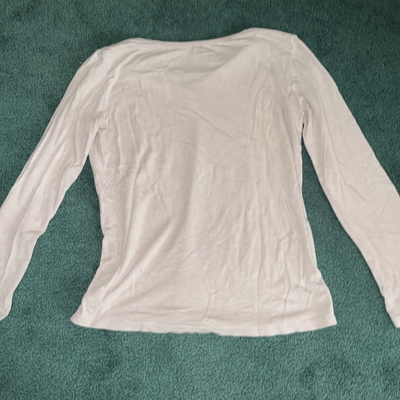 Pastel pink long sleeve top - Picture 2 of 3